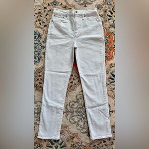 Madewell White Ankle & Cropped Jeans